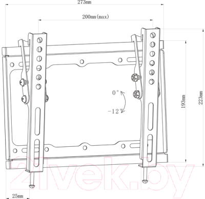 Кронштейн для телевизора MasterKron PLN07-22T