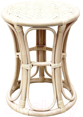 Табурет садовый Мир Ротанга 12/14 (белый) - фото