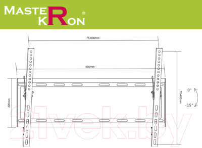 Кронштейн для телевизора MasterKron PLN07-46T