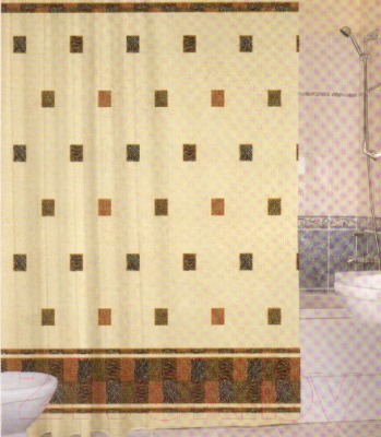 Шторка-занавеска для ванны Miranda Postaki Beige