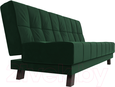 Диван Лига Диванов Винсент (велюр, зеленый)