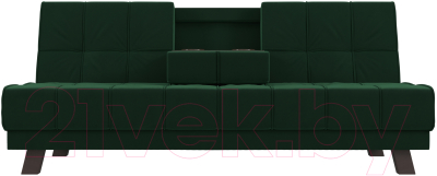 Диван Лига Диванов Винсент (велюр, зеленый)