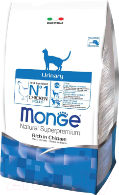 Сухой корм для кошек Monge Functional Line Urinary Rich in Chicken - фото