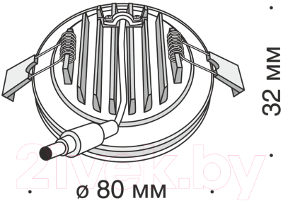 Точечный светильник Maytoni Phanton DL2001-L7W4K