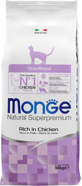 Сухой корм для кошек Monge Functional Line Sterilised Rich in Chicken - фото