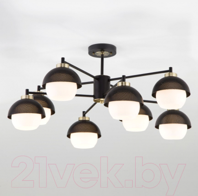 Люстра Евросвет 70106/8 (черный) - фото