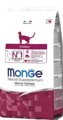 Сухой корм для кошек Monge Functional Line Indoor Rich in Chicken - фото