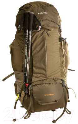 Рюкзак туристический Tatonka Bison 120+15 / DI.6029.331 (оливковый) - фото