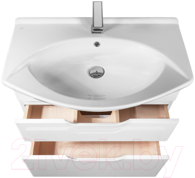 Тумба под умывальник Dreja Laguna Plus 65 (белый)