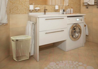 Корзина для белья Idea Пирула / М2614 (35л, латте)