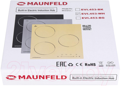 Индукционная варочная панель Maunfeld EVI.453-WH