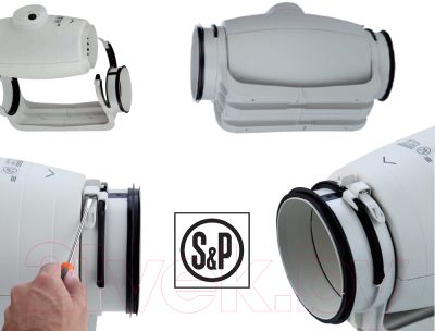 Вентилятор канальный Soler&Palau TD-350/125 Silent / 5211364600