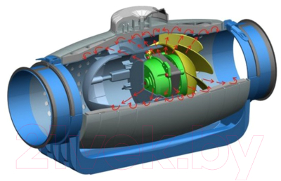 Вентилятор канальный Soler&Palau TD-350/125 Silent / 5211364600