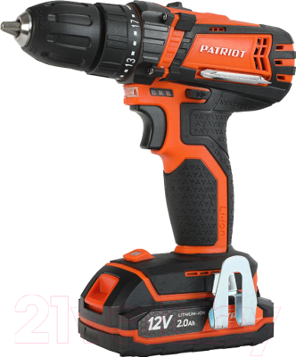 Аккумуляторная дрель-шуруповерт PATRIOT BR 101ES - фото