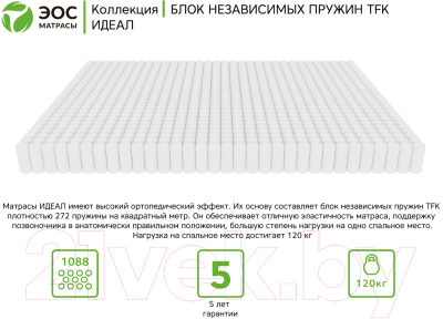 Матрас EOS Идеал 1а 110x186