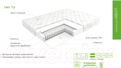 Матрас EOS Идеал 1а 110x186