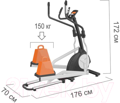 Эллиптический тренажер Proxima Maximus iPro FE-656-A-21