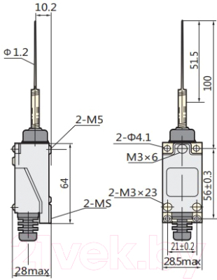 Выключатель путевой КС ME/8169