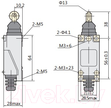 Выключатель путевой КС ME/8122