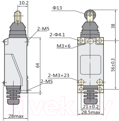Выключатель путевой КС ME/8112
