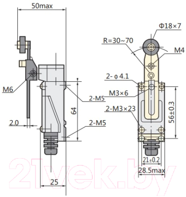 Выключатель путевой КС ME/8108