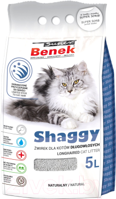 Наполнитель для туалета Super Benek Shaggy - фото