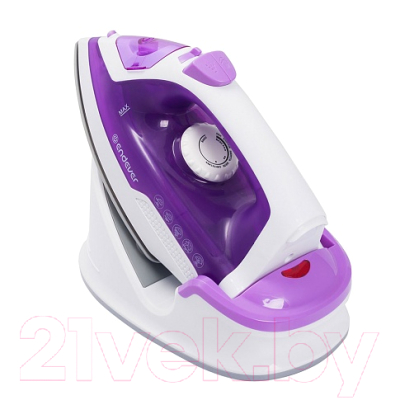 Беспроводной утюг Endever Delta-120 (белый/сиреневый)