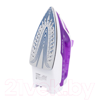 Беспроводной утюг Endever Delta-120 (белый/сиреневый)