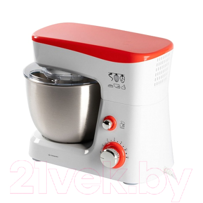 Миксер стационарный Endever Sigma-25 (красный/белый)