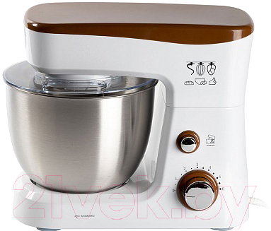 Миксер стационарный Endever Sigma-26 (белый/коричневый) - фото