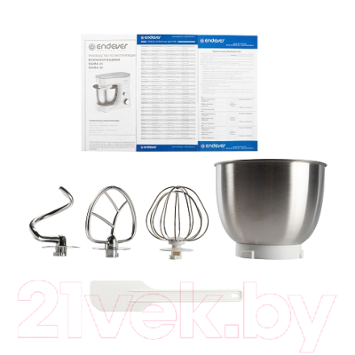 Миксер стационарный Endever Sigma-26 (белый/коричневый)