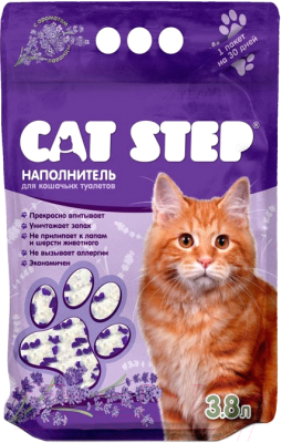 Наполнитель для туалета Cat Step Лаванда / 20363009 - фото