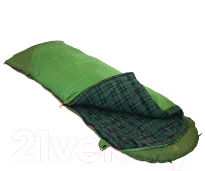 Спальный мешок Alexika Siberia Plus правый / 9252.01011 (зеленый)
