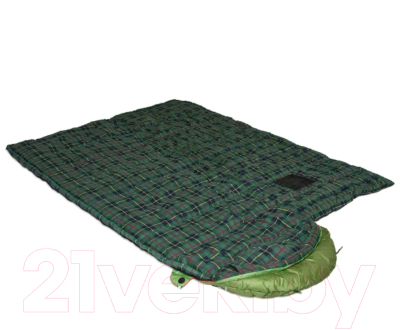 Спальный мешок Alexika Siberia Plus левый / 9252.01012 (зеленый)