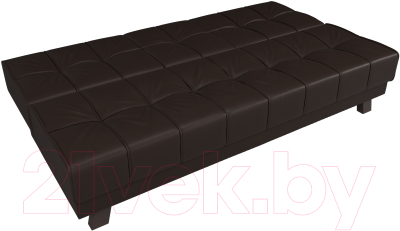 Диван Лига Диванов Винсент (экокожа, коричневый)
