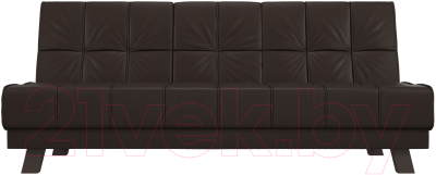 Диван Лига Диванов Винсент (экокожа, коричневый)