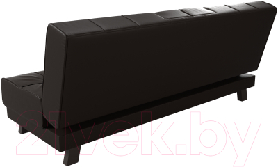 Диван Лига Диванов Винсент (экокожа, коричневый)