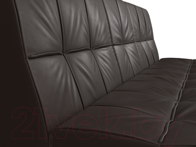 Диван Лига Диванов Винсент (экокожа, коричневый)