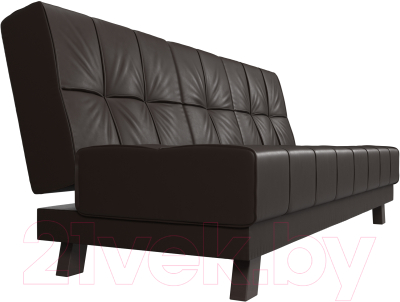 Диван Лига Диванов Винсент (экокожа, коричневый)