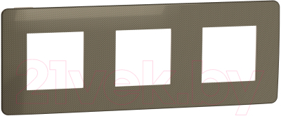 Рамка для выключателей и розеток Schneider Electric Unica NU280651 - фото