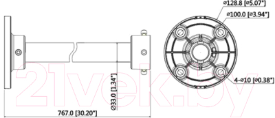 Кронштейн для камер видеонаблюдения Dahua DH-PFB220C