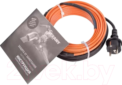 Греющий кабель для труб Rexant Саморегулирующийся 10HTM2-CT / 51-0608 - фото