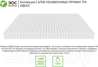 Матрас EOS Идеал 4а 110x186