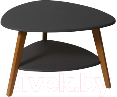 Журнальный столик Калифорния мебель Бруклин (графит) - фото