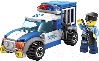 Конструктор Bondibon Полицейский патруль. Машина / ВВ3639