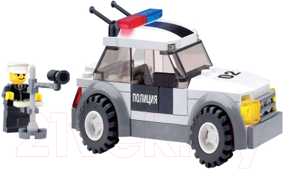 Конструктор Bondibon Полицейский патруль. Машина / ВВ3642