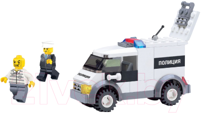 Конструктор Bondibon Полицейский патруль. Машина / ВВ3643