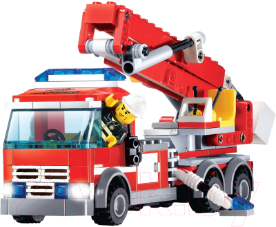 Конструктор Bondibon Пожарная Служба. Пожарная машина / ВВ3658