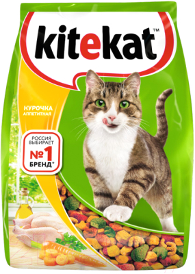 Сухой корм для кошек Kitekat Аппетитная курочка