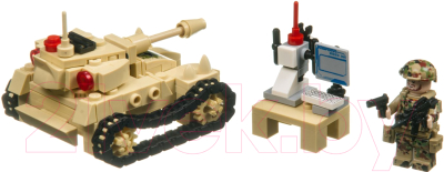 Конструктор Bondibon Военный десант. Танк / ВВ3669